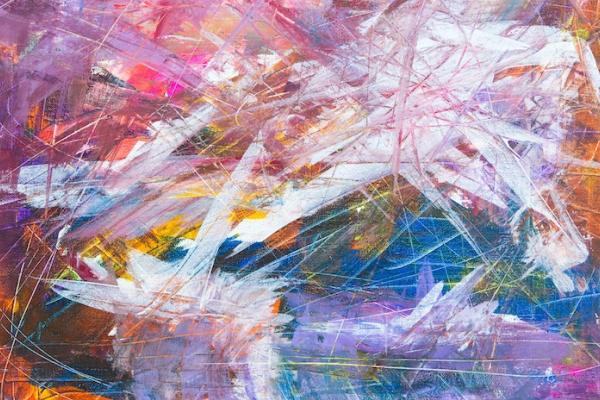 painting with messy brush strokes